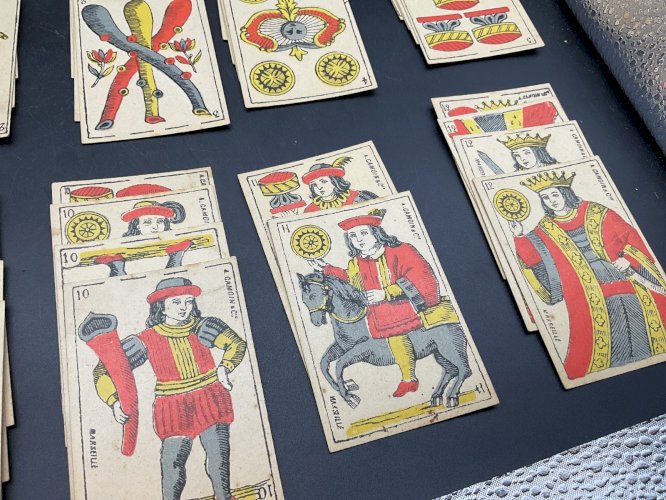 Cartes À Jouer Jeu Marseille Camoin vers  1880 Playing Cards