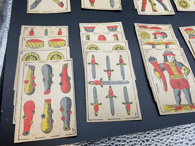 Cartes À Jouer Jeu Marseille Camoin vers  1880 Playing Cards