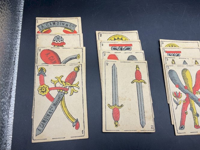 Cartes À Jouer Jeu Marseille Camoin vers  1880 Playing Cards