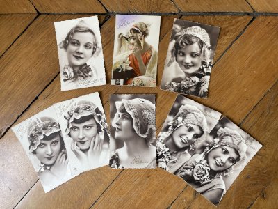 Old postcards "Long Live Saint Catherine"