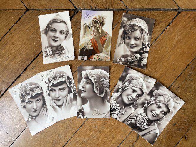 Cartes postales anciennes « Vive Sainte-Catherine »