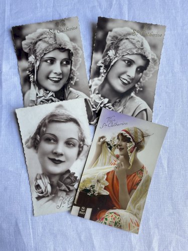 Cartes postales anciennes « Vive Sainte-Catherine »