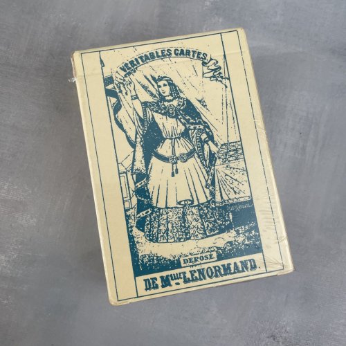 Cartomancie réédition 54 cartes Grand jeu de Mlle Lenormand 1845 - Dusserre 1991