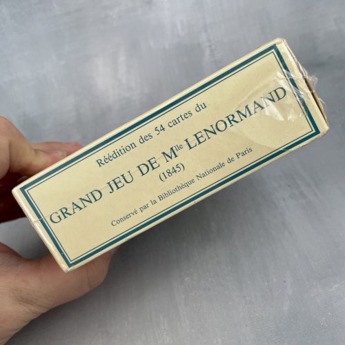 Cartomancie réédition 54 cartes Grand jeu de Mlle Lenormand 1845 - Dusserre 1991