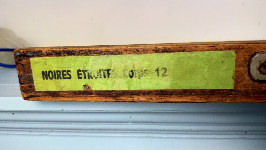 Casier d'imprimerie