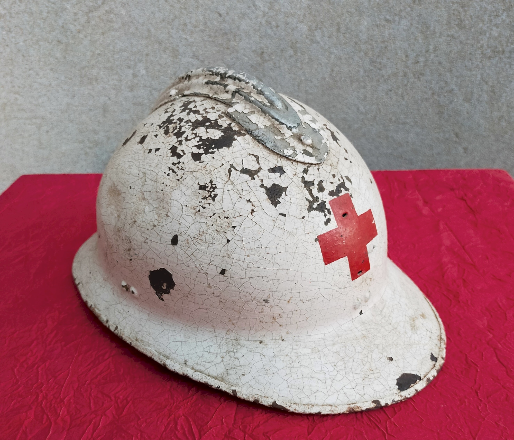 Ancien casque Adrian modèle 1926 France Seconde guerre mondiale ww2 - France