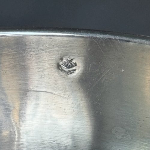 Casserole en argent massif manche en ébène XIXe M4056