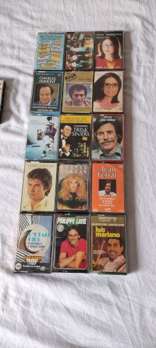16 CASSETTES AUDIO VARIETES