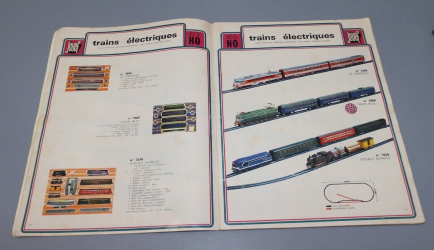 - CATALOGUE JOUEF 1974 59 pages  sorti de grenier collection Trains Voiture  D