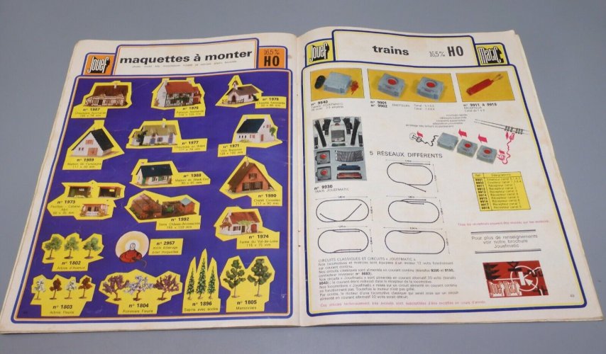 - CATALOGUE JOUEF 1974 59 pages  sorti de grenier collection Trains Voiture  D