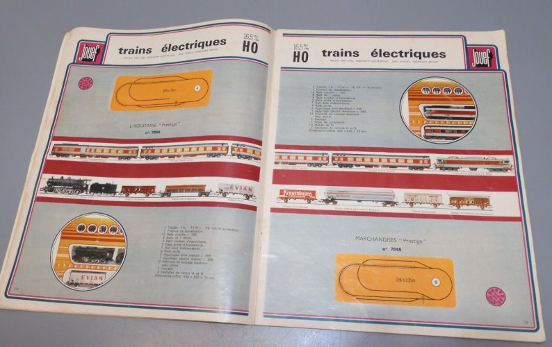 - CATALOGUE JOUEF 1974 59 pages  sorti de grenier collection Trains Voiture  D
