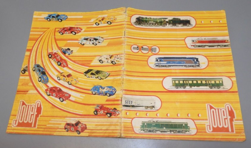 - CATALOGUE JOUEF 1974 59 pages  sorti de grenier collection Trains Voiture  D