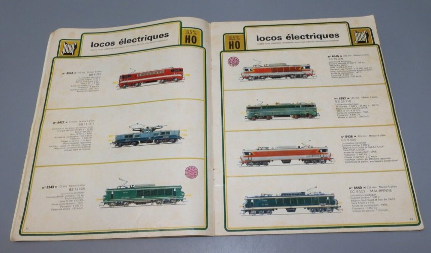 - CATALOGUE JOUEF 1974 59 pages  sorti de grenier collection Trains Voiture  D