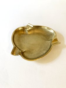 Cendrier art déco en laiton