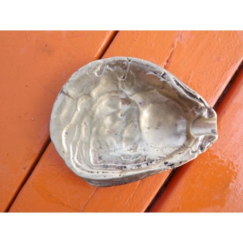 Cendrier bronze coquille dhuitre 19 ème