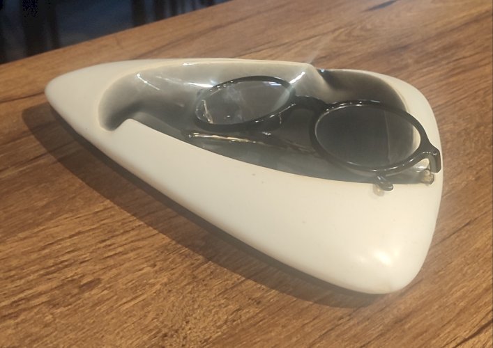 Cendrier céramique biomorphique années 50