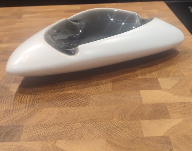 Cendrier céramique biomorphique années 50