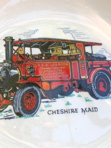 Cendrier / coupelle vintage en porcelaine