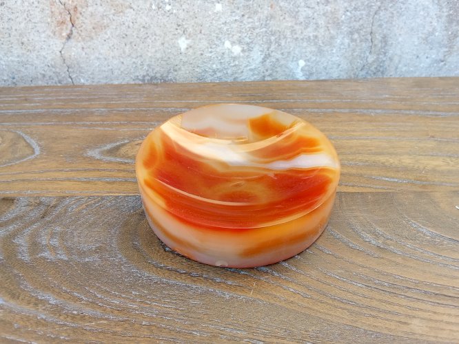 Cendrier en agate naturelle 