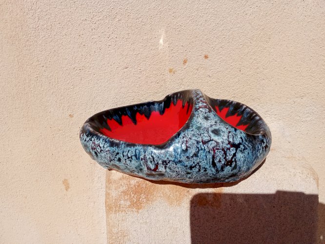 Cendrier en céramique vintage 