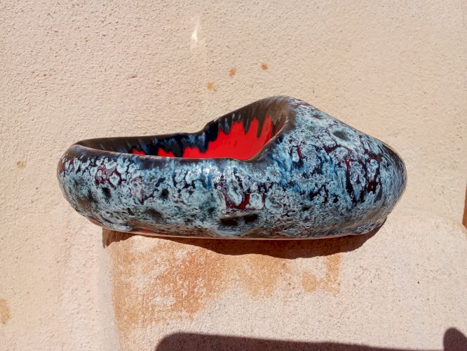 Cendrier en céramique vintage 