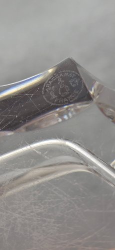 Cendrier en cristal Baccarat
