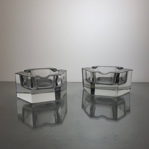 Cendrier en cristal de baccarat