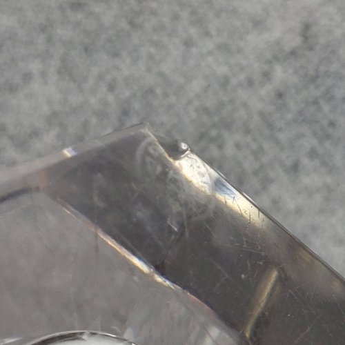 Cendrier en cristal de baccarat