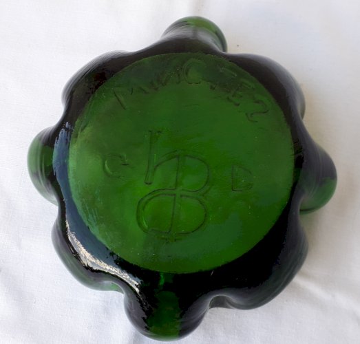 Cendrier en verre BSN Wingles