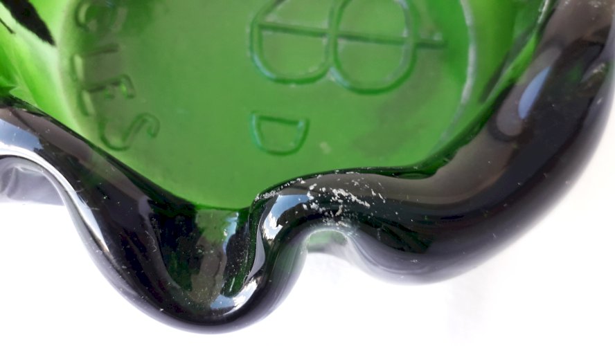 Cendrier en verre BSN Wingles