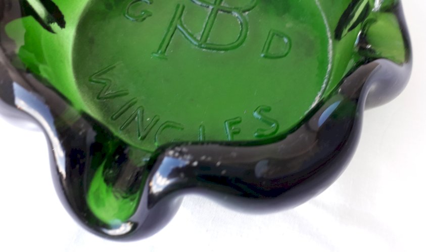 Cendrier en verre BSN Wingles