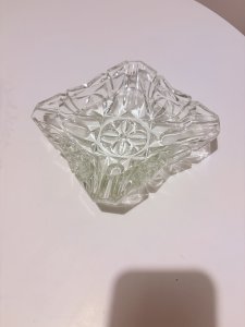 Vintage glass ashtray