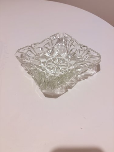 Cendrier en verre vintage 