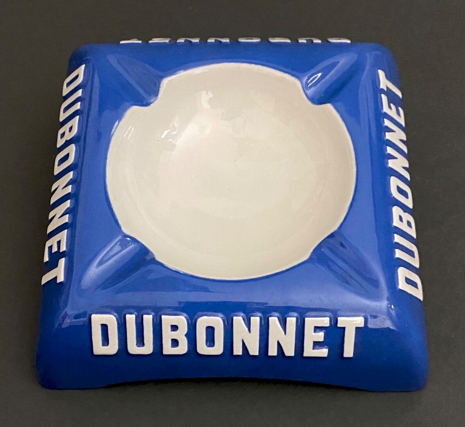 Cendrier vintage publicitaire Dubonnet – Wade PDM England – objet bistrot rétro - Collection