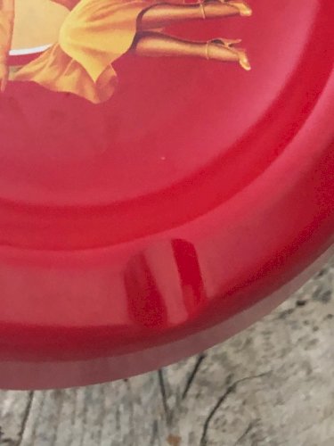 Cendrier publicitaire rétro vintage en métal