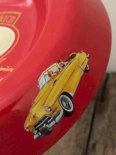 Cendrier publicitaire rétro vintage en métal