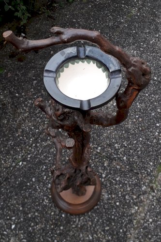 Cendrier sur pied cep de vigne