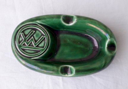 Cendrier vert Montereau