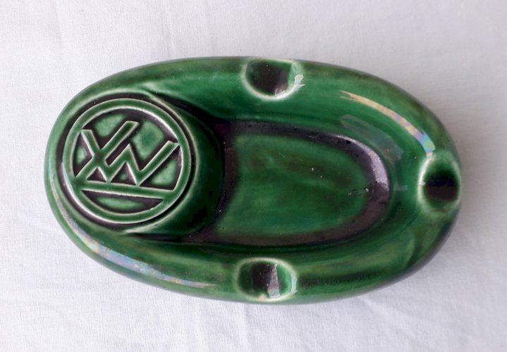 Cendrier vert Montereau