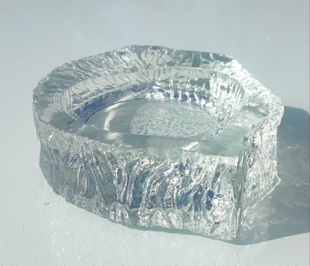 Cendrier vide poche Aslak par Tapio Wirkkala pour Iittala (1968)