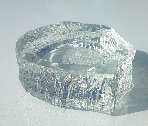 Cendrier vide poche Aslak par Tapio Wirkkala pour Iittala (1968)