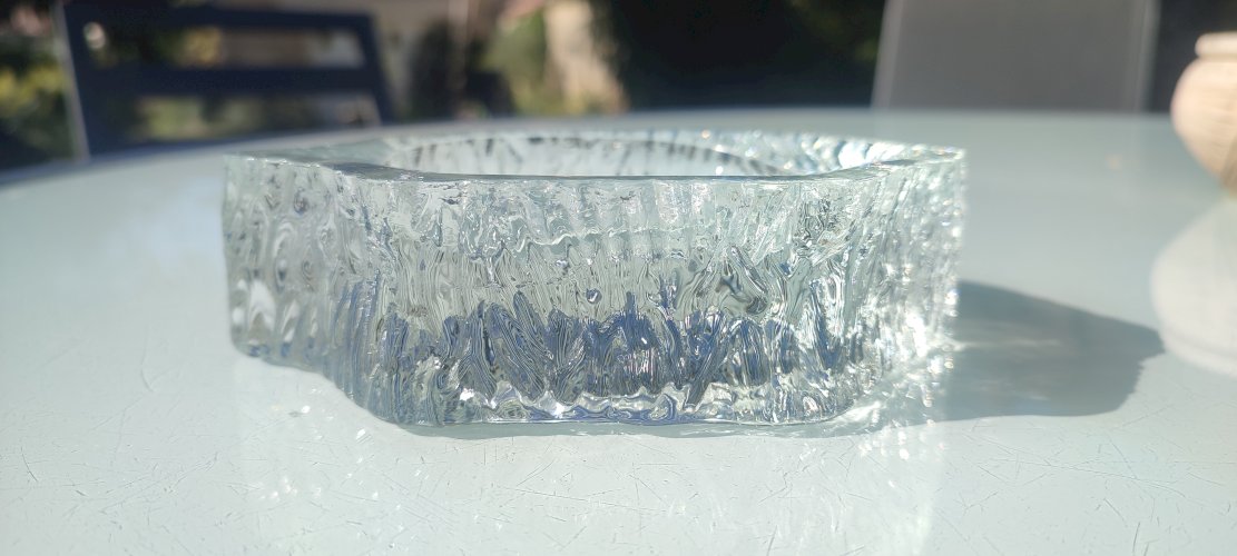 Cendrier vide poche Aslak par Tapio Wirkkala pour Iittala (1968)