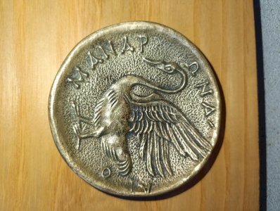 bronze ashtray and pocket tray from the Art Deco period by Max Le Verrier in good condition