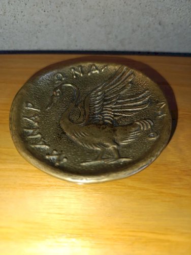 cendrier vide-poche en bronze dépoque art déco Max Le verrier en bon etat