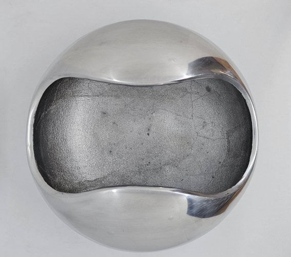 Cendrier - vide poche vintage spage age en aluminium