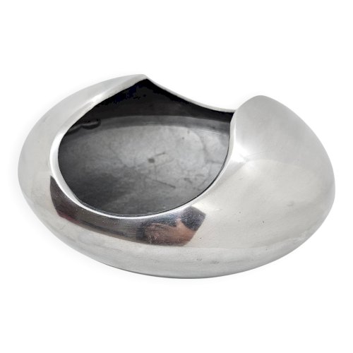 Cendrier - vide poche vintage spage age en aluminium