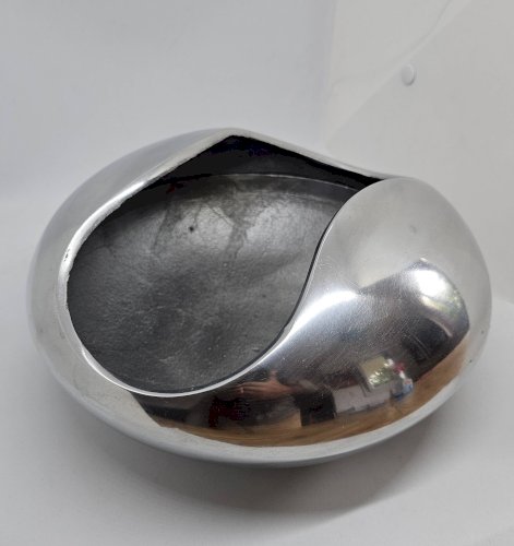Cendrier - vide poche vintage spage age en aluminium