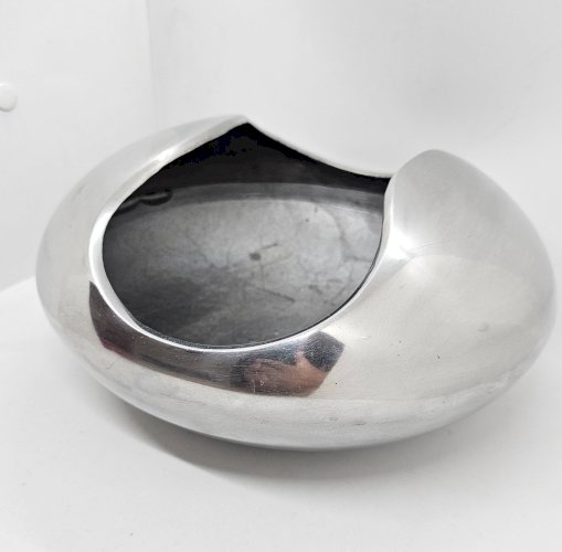 Cendrier - vide poche vintage spage age en aluminium