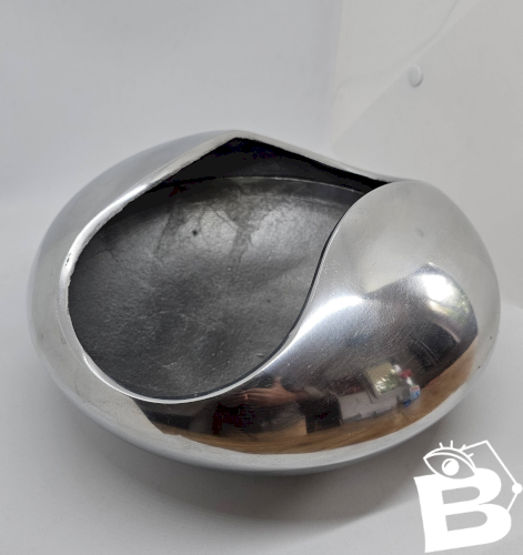 Cendrier - vide poche vintage spage age en aluminium