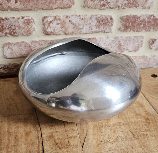 Cendrier - vide poche vintage spage age en aluminium